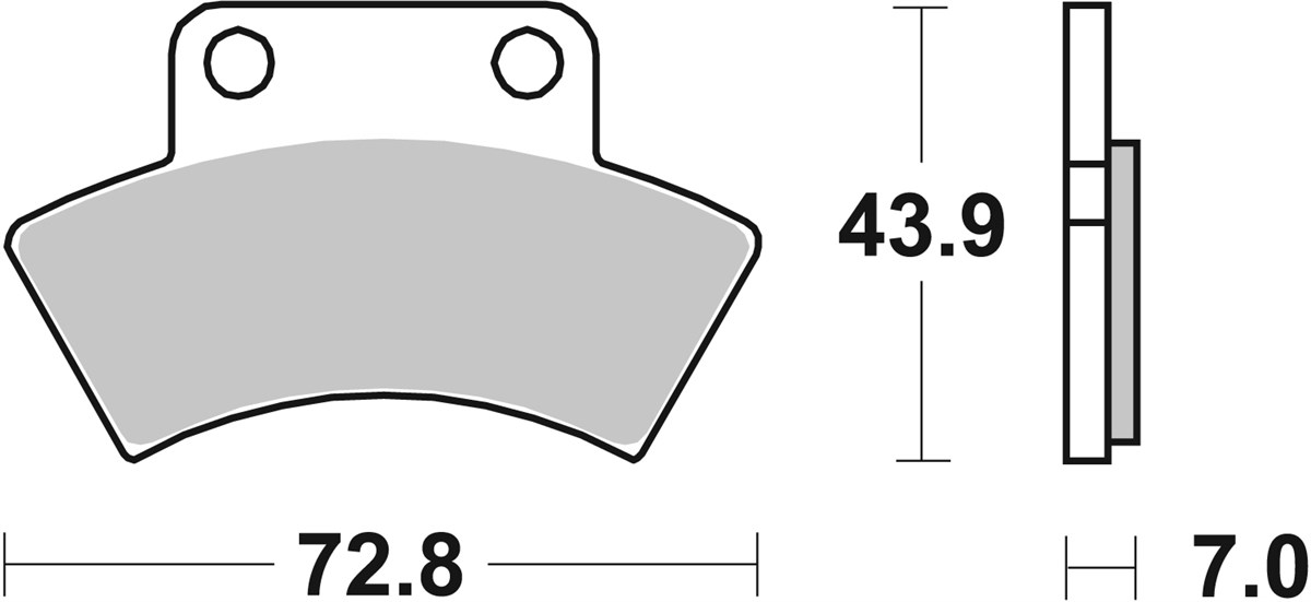 SBS 717RSI Front/Rear Brake Pads - Image 1