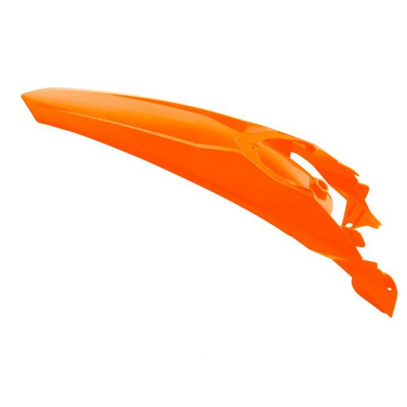 REAR FENDER RTECH KTM 200EXC 200XCW 250EXC 300EXC 250EXCF 350EXCF 450EXCF 500EXCF 12-16 ORANGE - Image 1