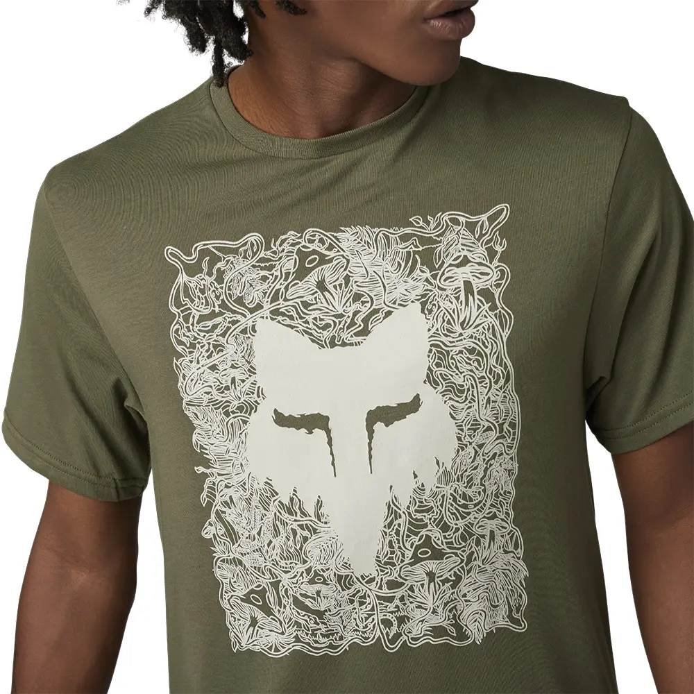 Fox Auxlry Tech Tee Olive Green