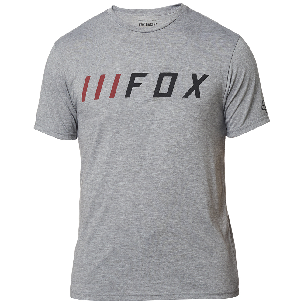 Tee Fox Down Shift Short Sleeve Tech Heather Graphite - Image 1