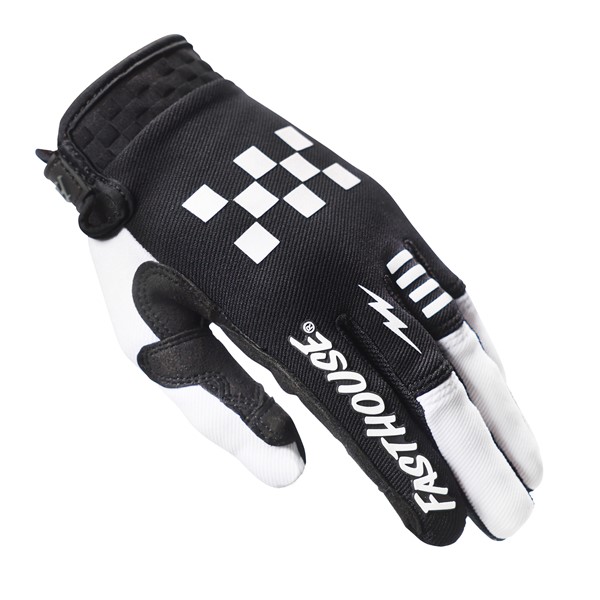 Fasthouse Women's Speed Style Paradise Motocross Gloves White/Black - Image 1