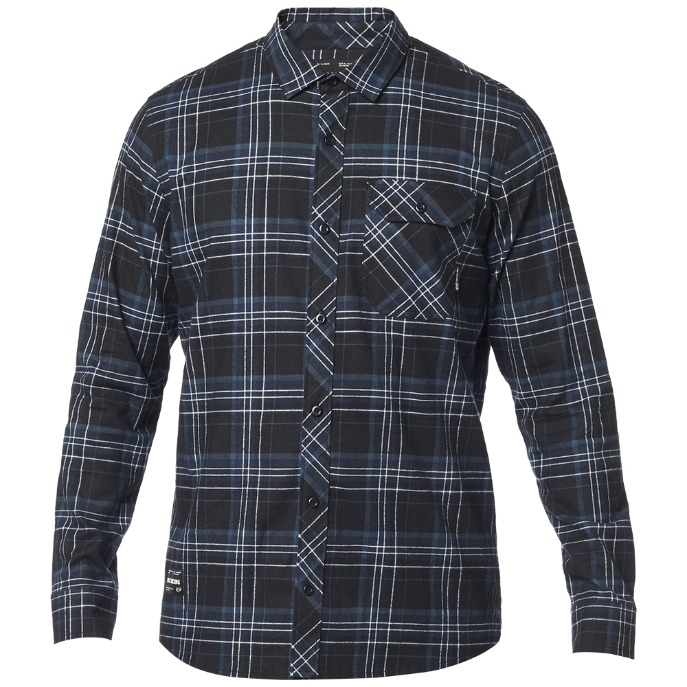 Flannel Shirt Fox Gamut Stretch Midnight - Image 1