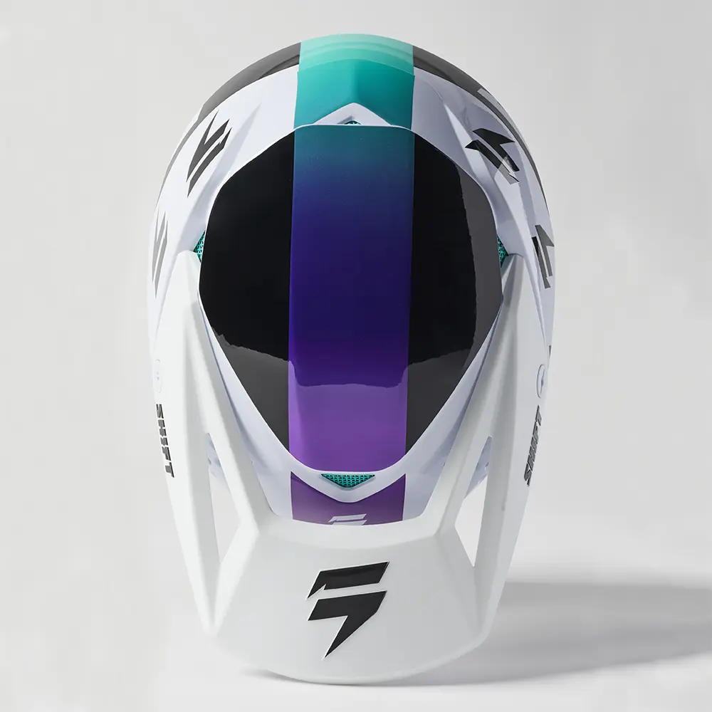 Motocross Helmet Shift White Label UV White/Ultraviolet