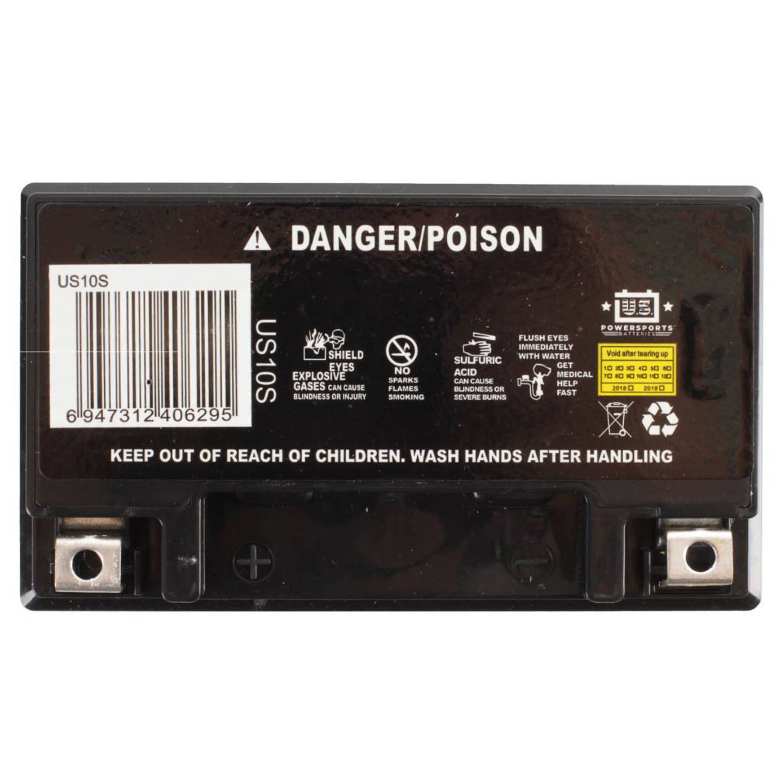 USPS AGM BATTERY USZ10S YTX7A-BS *8 - Image 3