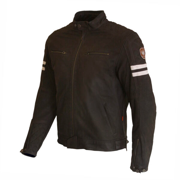 HIXON II HERITAGE LEATHER JACKET BROWN 48 - Image 1