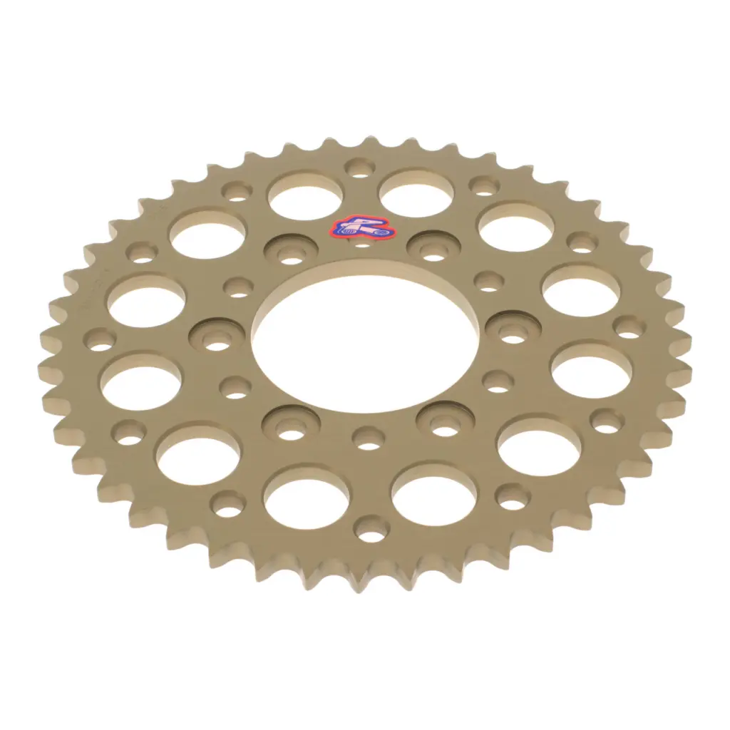 Renthal Sprocket Rear Silver 44T Alloy 7075 T6 Grooved Kawasaki