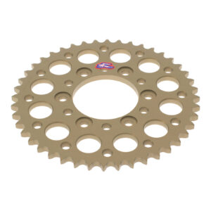 Renthal Sprocket Rear Silver 44T Alloy 7075 T6 Grooved Kawasaki - Image 2