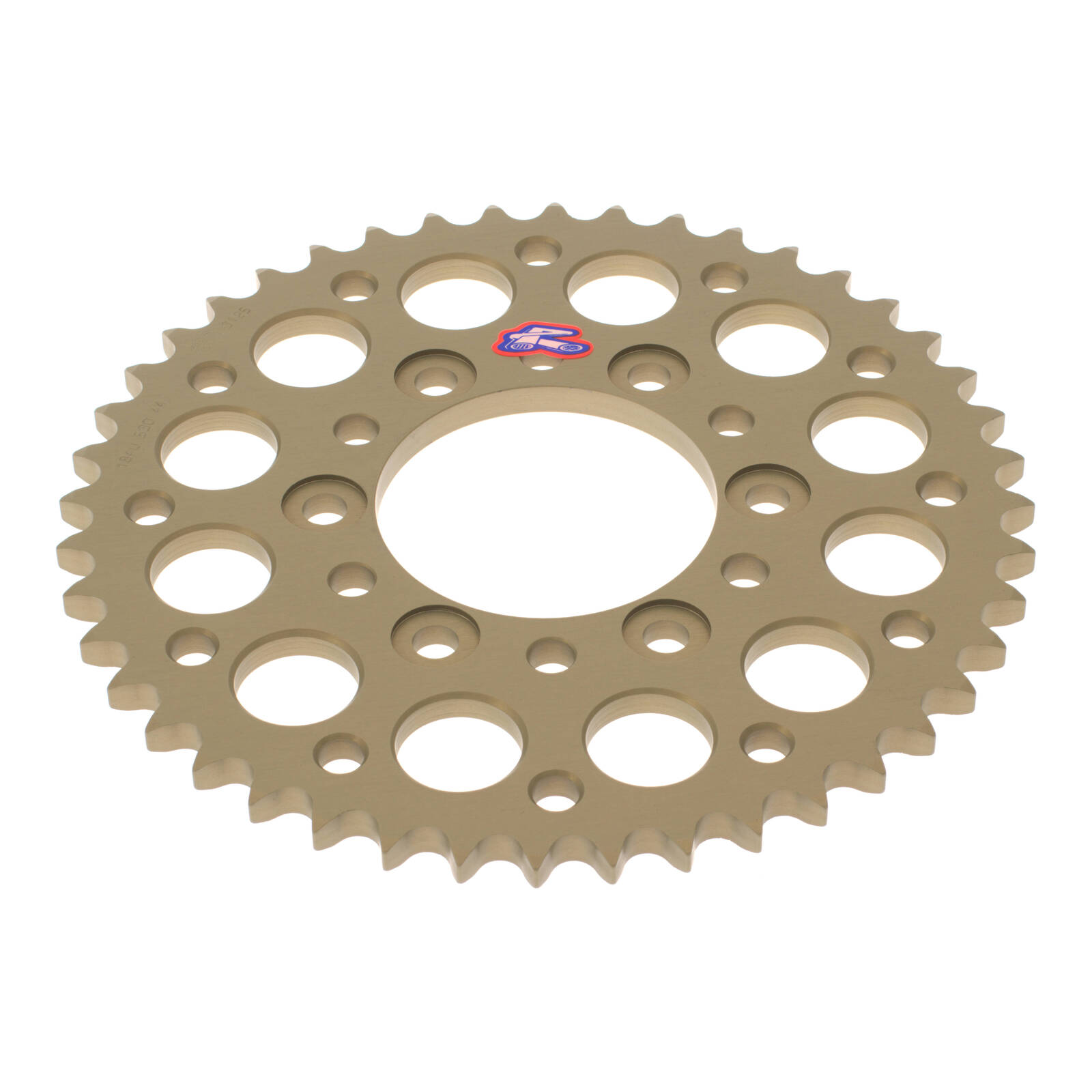 Renthal Sprocket Rear Silver 44T Alloy 7075 T6 Grooved Kawasaki - Image 2