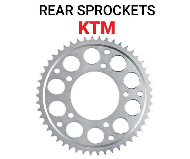 Rear Sprocket KTM Duke/RC 125/200/390 4 Bolt Holes 45 Tooth