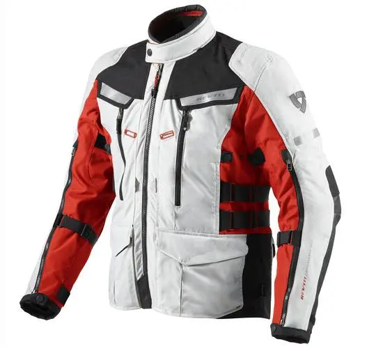 Road Jacket Rev-It Sand 2 Silver/Red