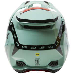 Fox V3 RS Dvide ECR Motoctoss Helmet Jade - Image 4