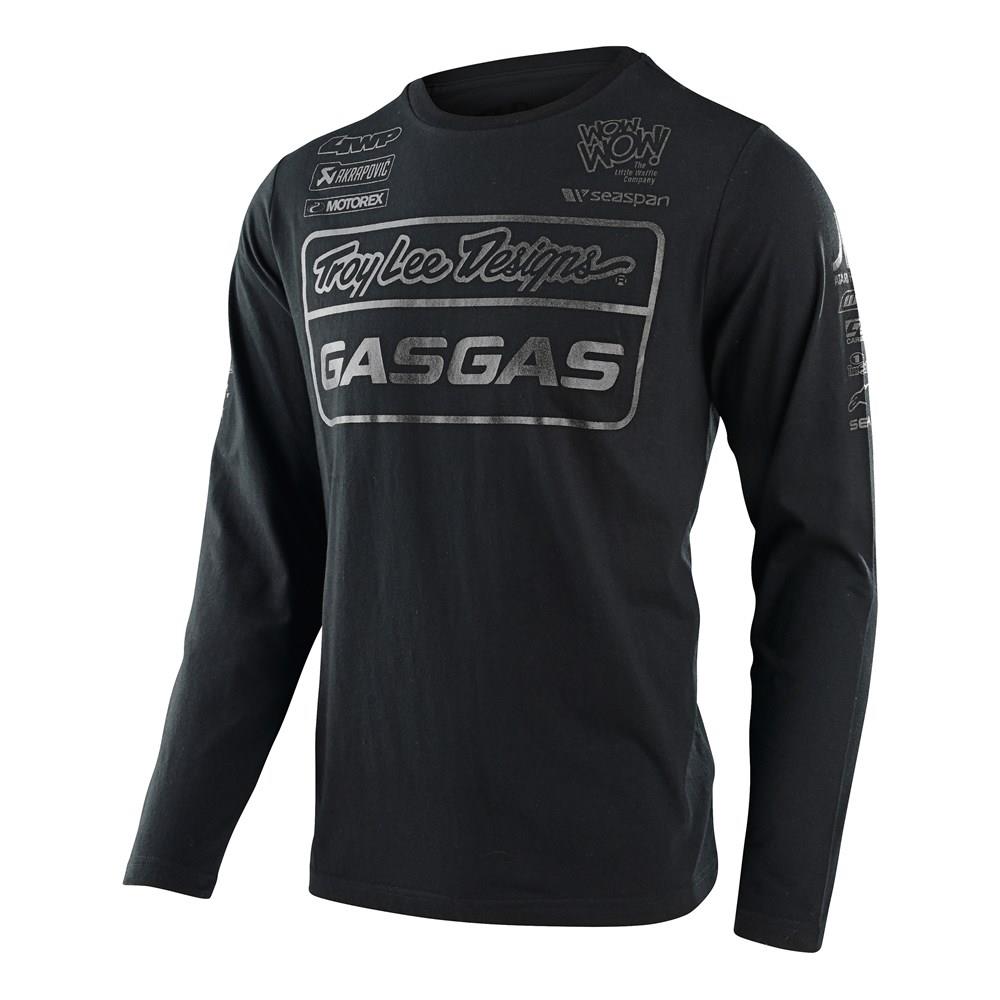 Troy Lee Designs x GasGas Team Long Sleeve Black - Image 1