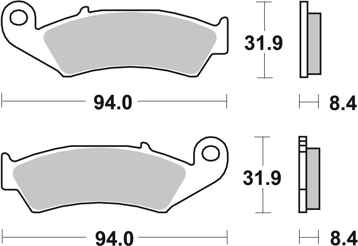 SBS 623LS Rear Brake Pads - Image 1