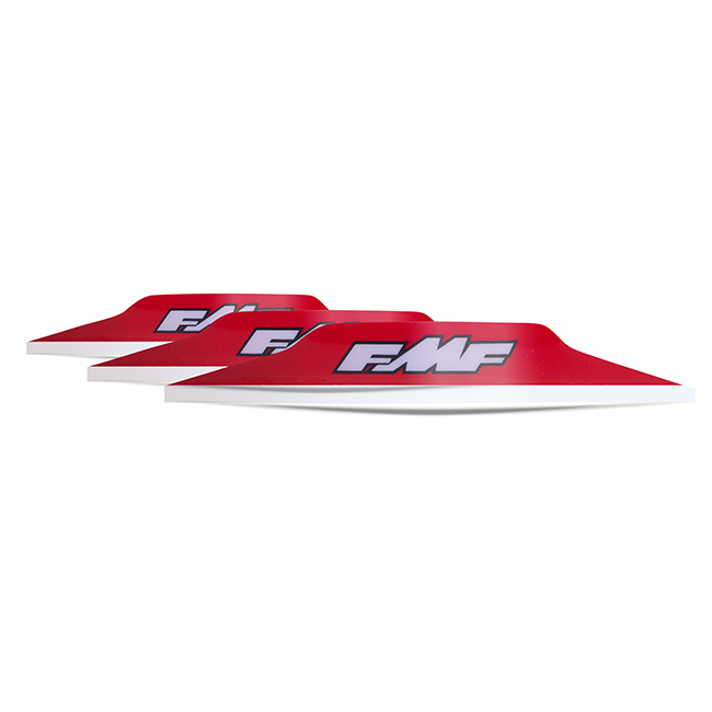 FMF POWERBOMB Film System Mud-Flap Kit 3 pk [AC] - Image 1