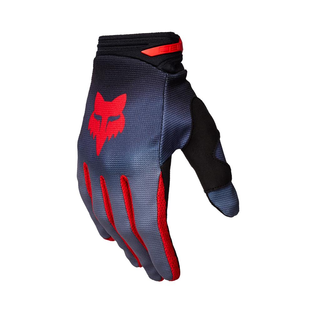 Fox 180 Interfere Motocross Gloves  Grey/Red - Image 1