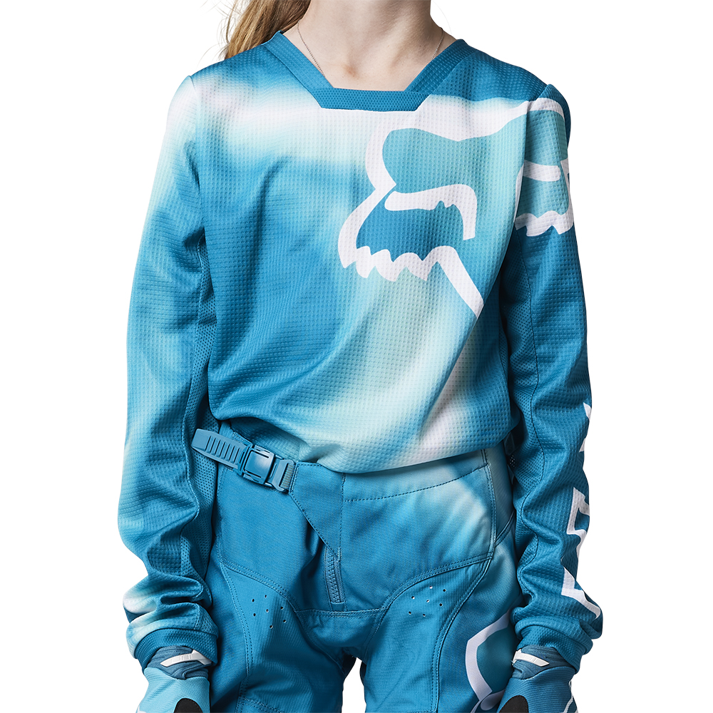 Fox 180 Toxsyk Motocross Jerest Girls Youth Maui Blue - Image 1