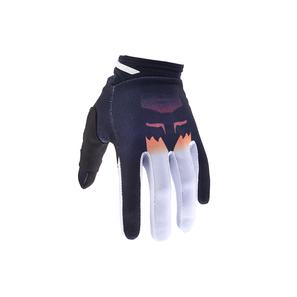 Fox 180 Flora Motocross Gloves Black - Image 1