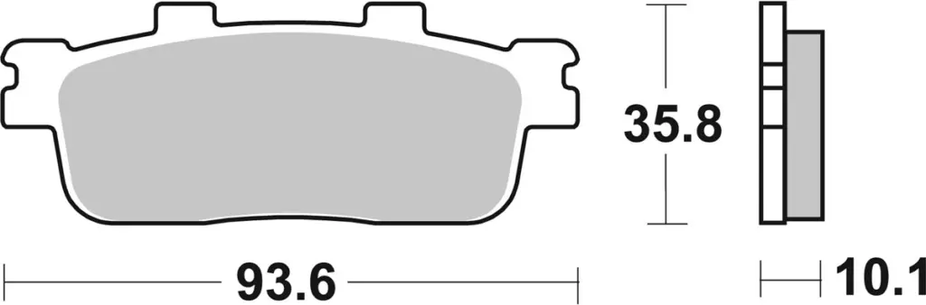 SBS 847RSI Front/Rear Brake Pads