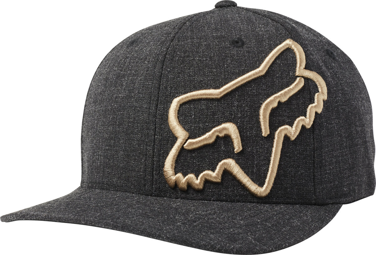 Hat Fox Flexfit Clouded Black/Gold - Image 2