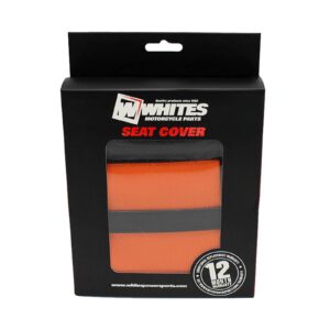 WHITES SEAT COVER ORG/BLK KTM SX65 16-18 - Image 2