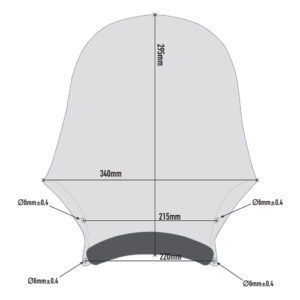 HEADLAMP FAIRING W SMOKED SCREEN (NEEDS KIT) KAWASAKI Z900 RS '18- - Image 5