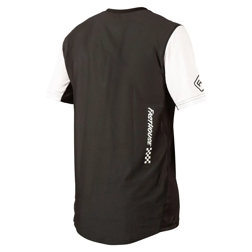 Fasthouse Alloy Block Short Sleeve Jersey White/Black
