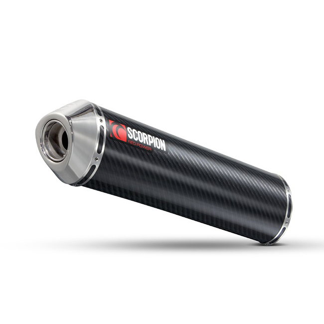 Honda VTR1000 Firestorm 97-04 Factory Round Slip-ons Carbon - Image 1