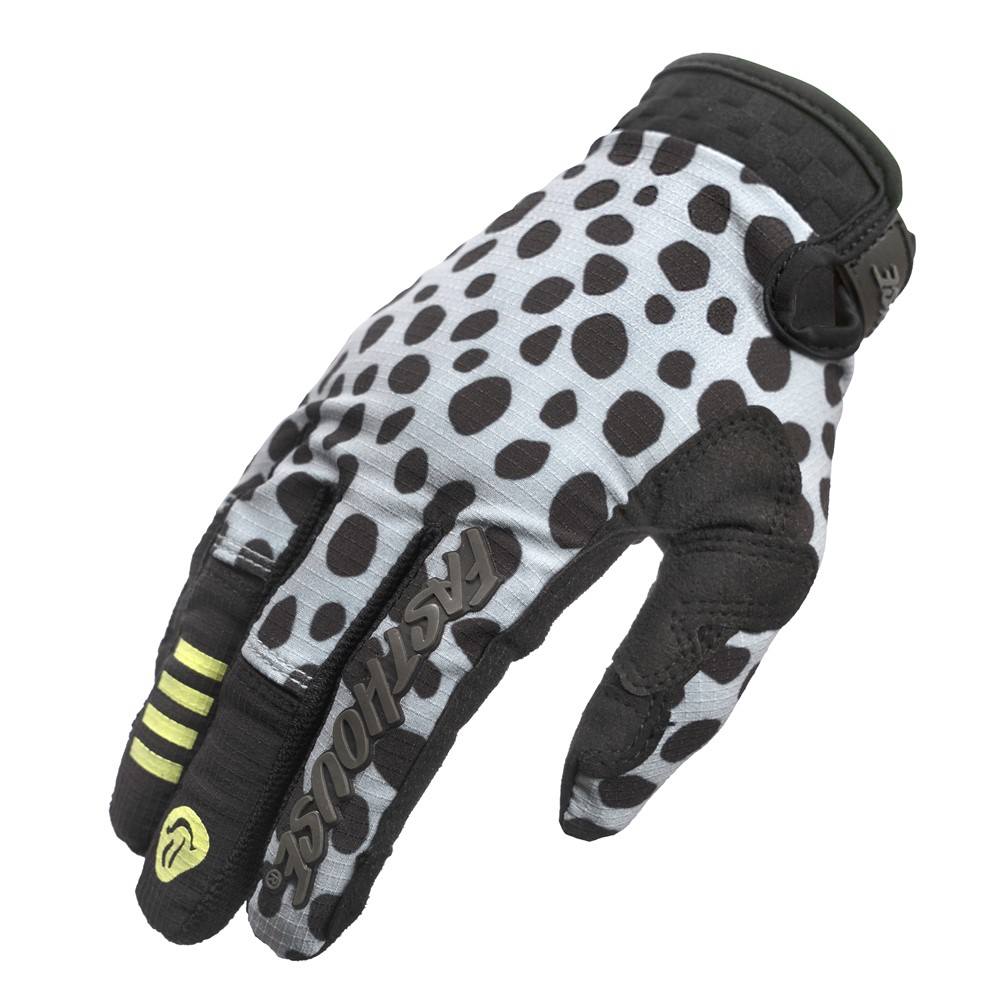 Fasthouse Zenith Motocross Gloves Skyline/Party Lime - Image 2