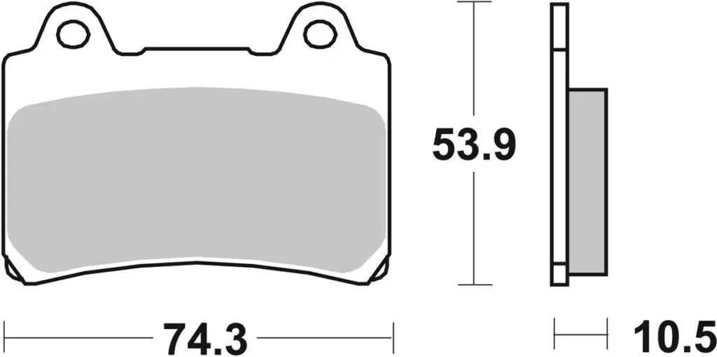 SBS 590LS Rear Brake Pads