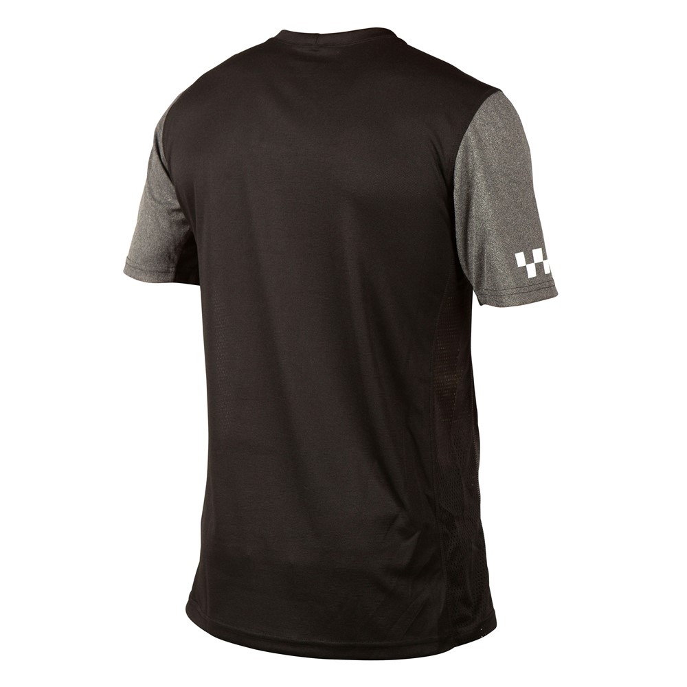 Fasthouse Classic Cartel Short Sleeve Jersey Heather Charcoal - Image 2