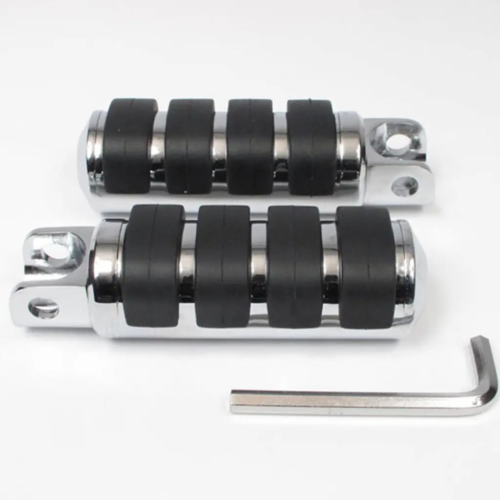 WHITES FOOT PEG/HD ISO RIDER F/LG CHROME
