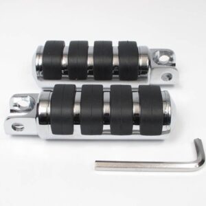 WHITES FOOT PEG/HD ISO RIDER F/LG CHROME - Image 1