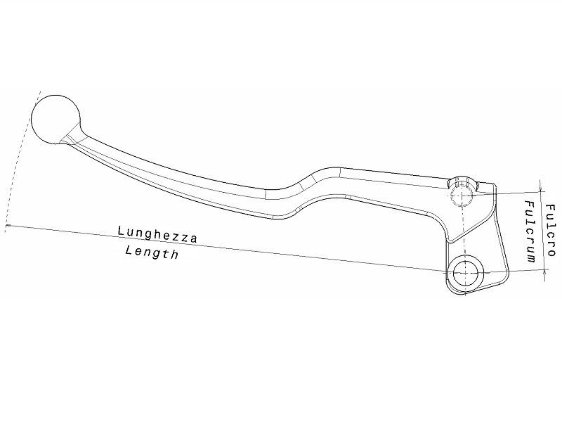 CLUTCH LEVER MOTOGUZZI BREVA - Image 2