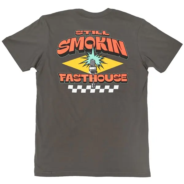 Fasthouse 4 Ever 2 Smokin Tee Heavy Metal