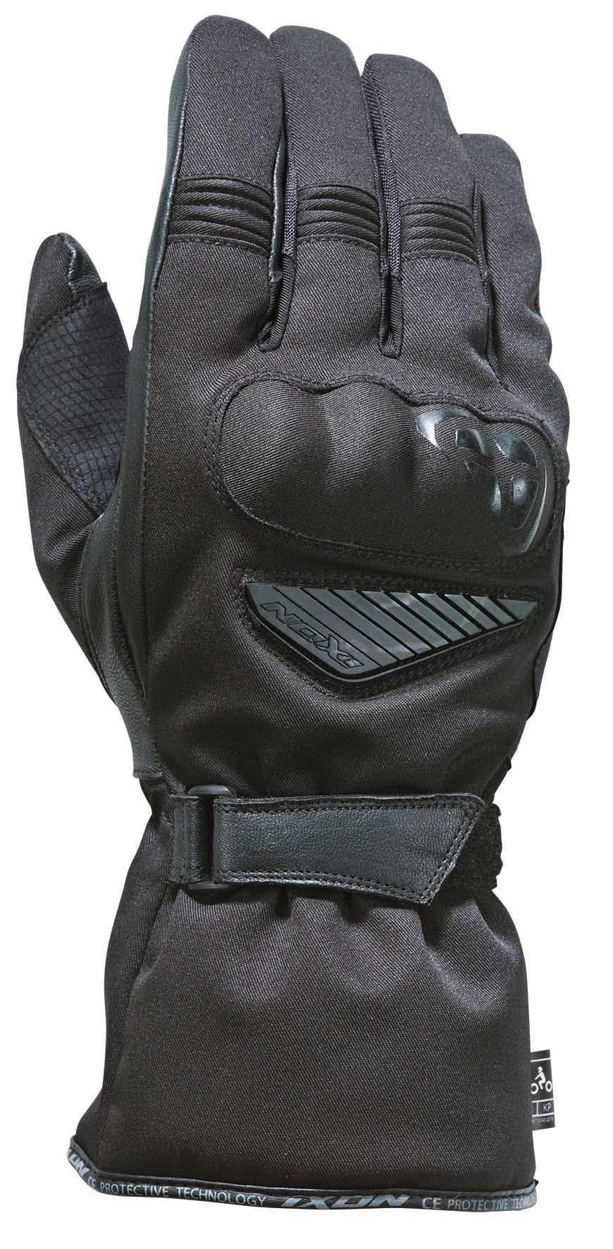 IXON PRO ARROW MS TEXT/LEATH GLV BLK 3XL - Image 1