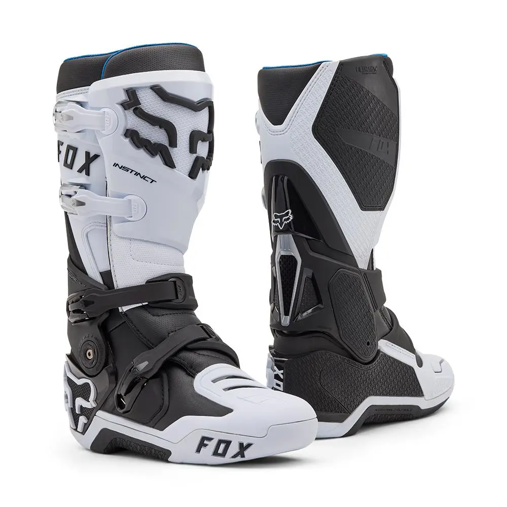 Fox Instinct Motocross Boots White/Black
