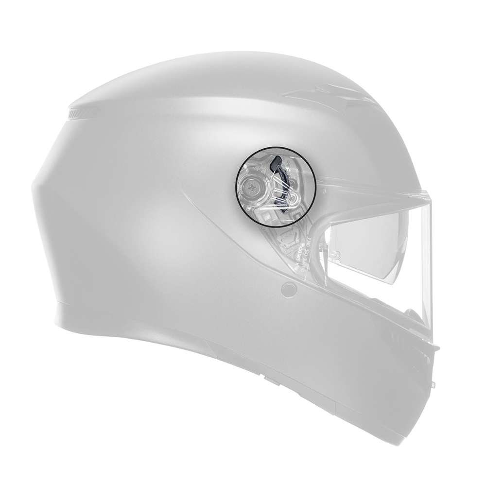 AGV GT6 K3 CLICK VISOR MECHANISM [BLACK] NS - Image 1