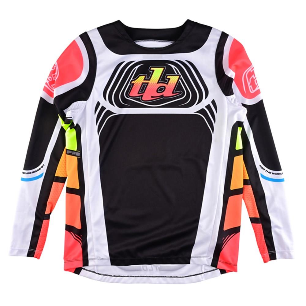 Troy Lee Designs GP Pro Wavez Motocross Jersey Youth Black / Multi - Image 3