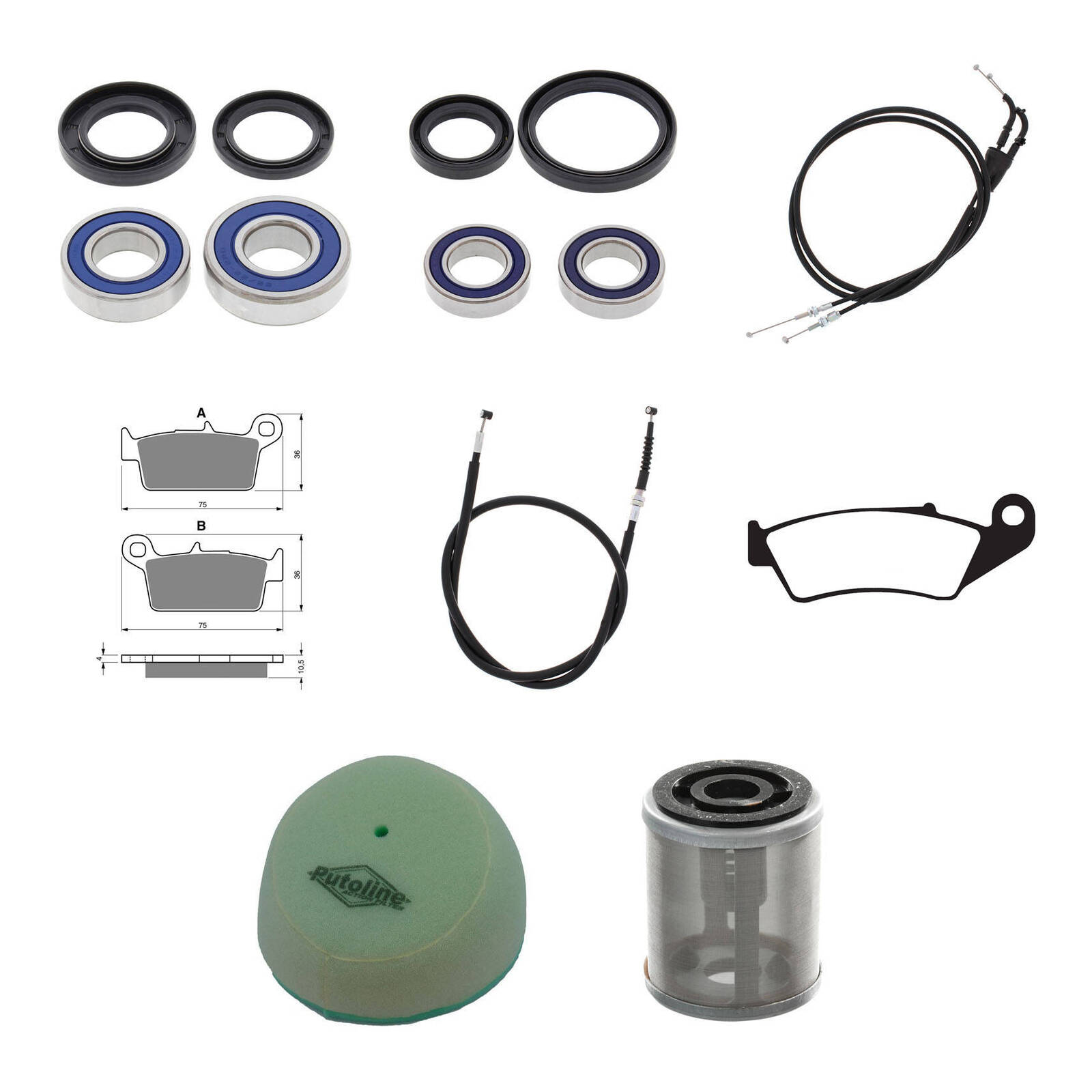 Offroad Refurb Kit - Yamaha WR250F '01 - Image 1