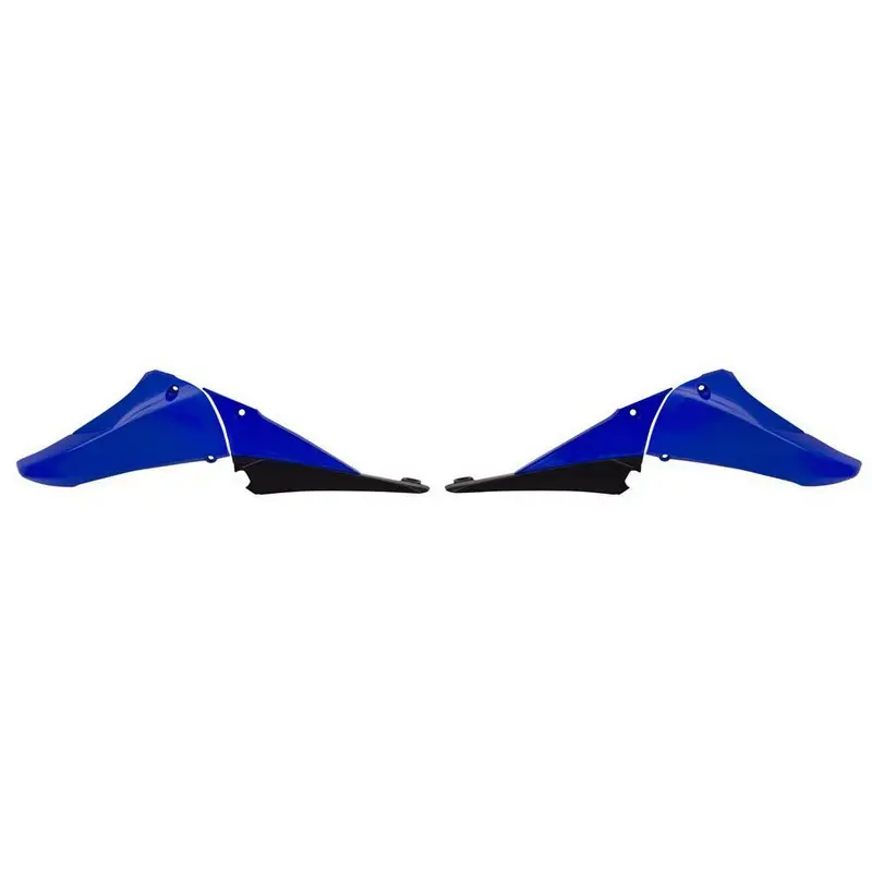 RADIATOR SHROUDS UPPER RTECH YZ450F 10-13 BLUE BLACK