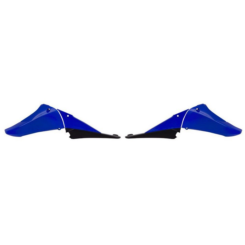 RADIATOR SHROUDS UPPER RTECH YZ450F 10-13 BLUE BLACK - Image 1