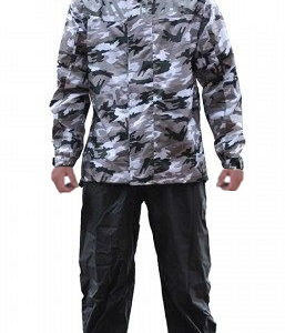 Rain Suit Givi Two Piece Grey/White Camo - Image 5