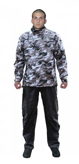 Rain Suit Givi Two Piece Grey/White Camo - Image 5
