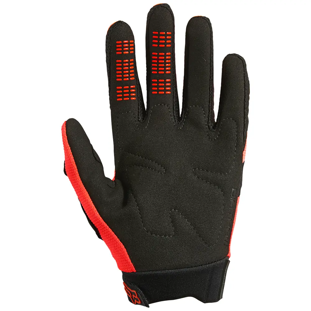 Fox Dirtpaw Youth Red Motocross Gloves