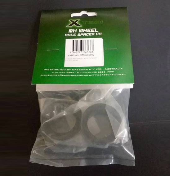 X TECH MX WHEEL AXLE SPACER KIT YAM UP TO 07 FRONT - Image 1