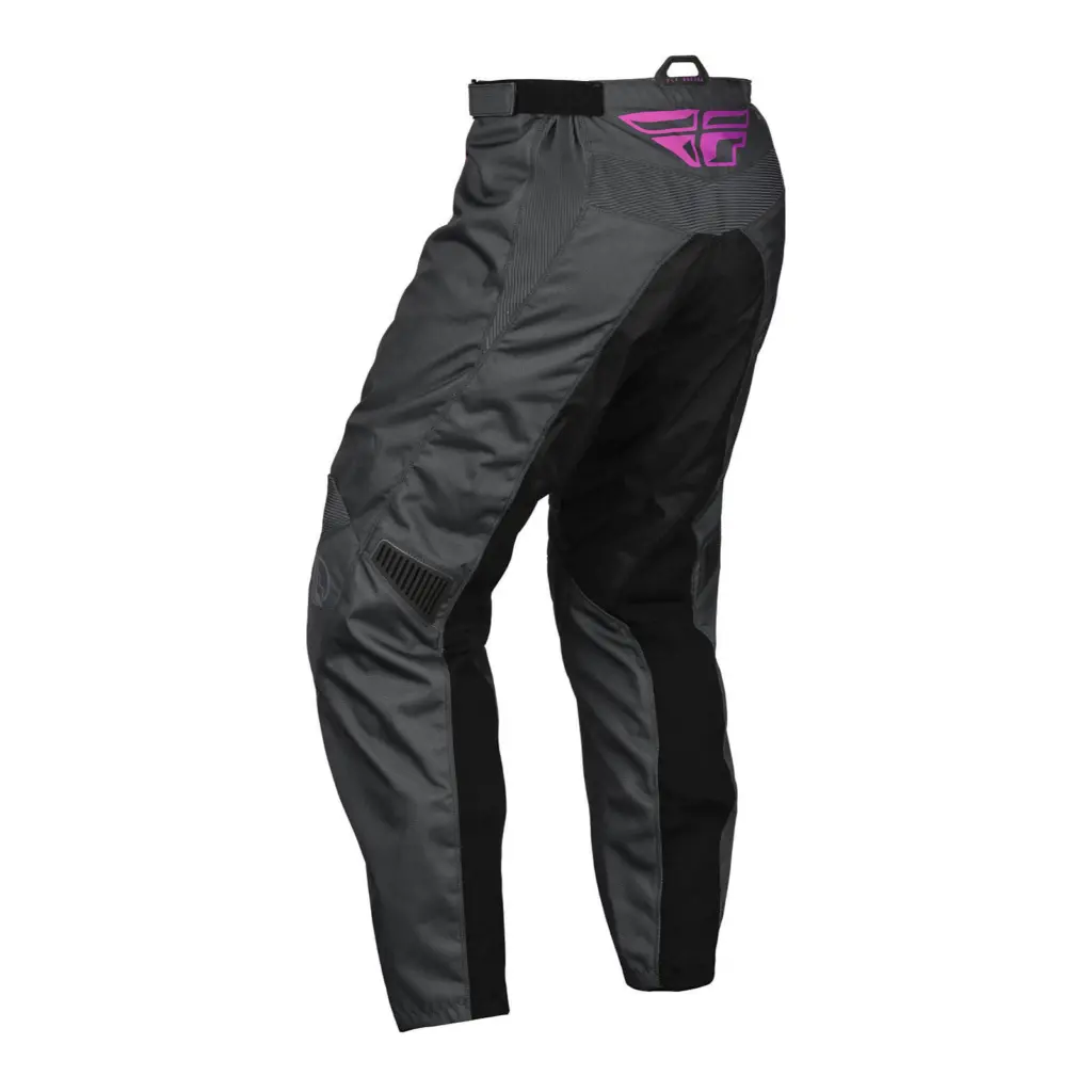 FLY Racing F-16 Motocross Pants Youth Grey / Charcoal / Pink
