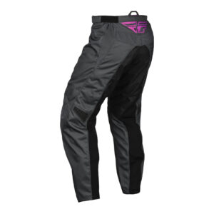 FLY Racing F-16 Motocross Pants Youth Grey / Charcoal / Pink - Image 2