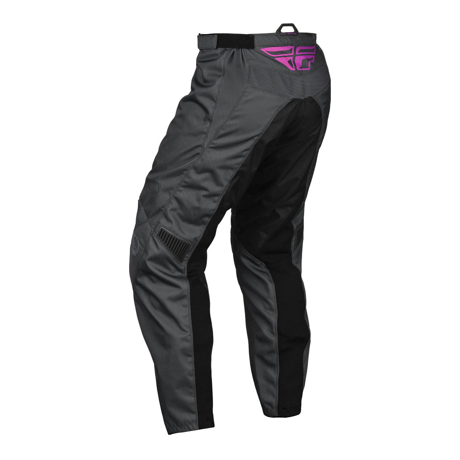 FLY Racing F-16 Motocross Pants Youth Grey / Charcoal / Pink - Image 2