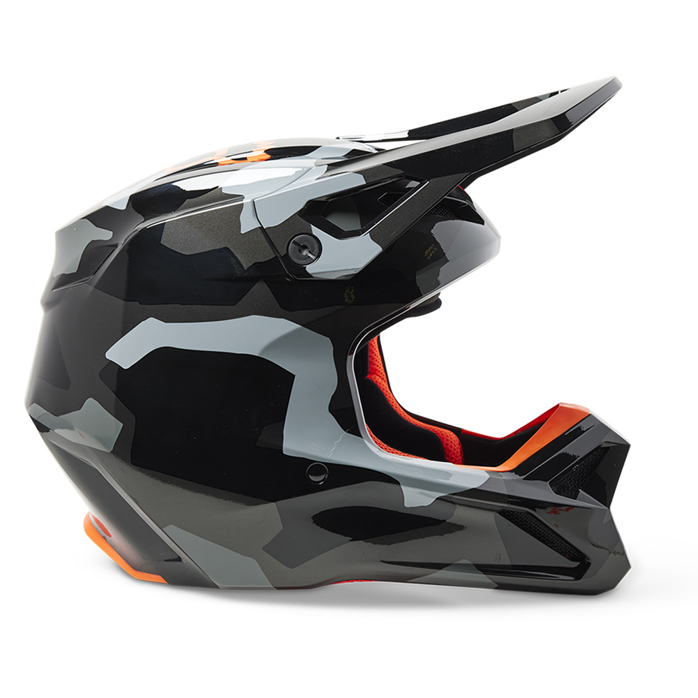 Fox V1 BNKR MIPS ECE Motocross Helmet Grey Camo - Image 2