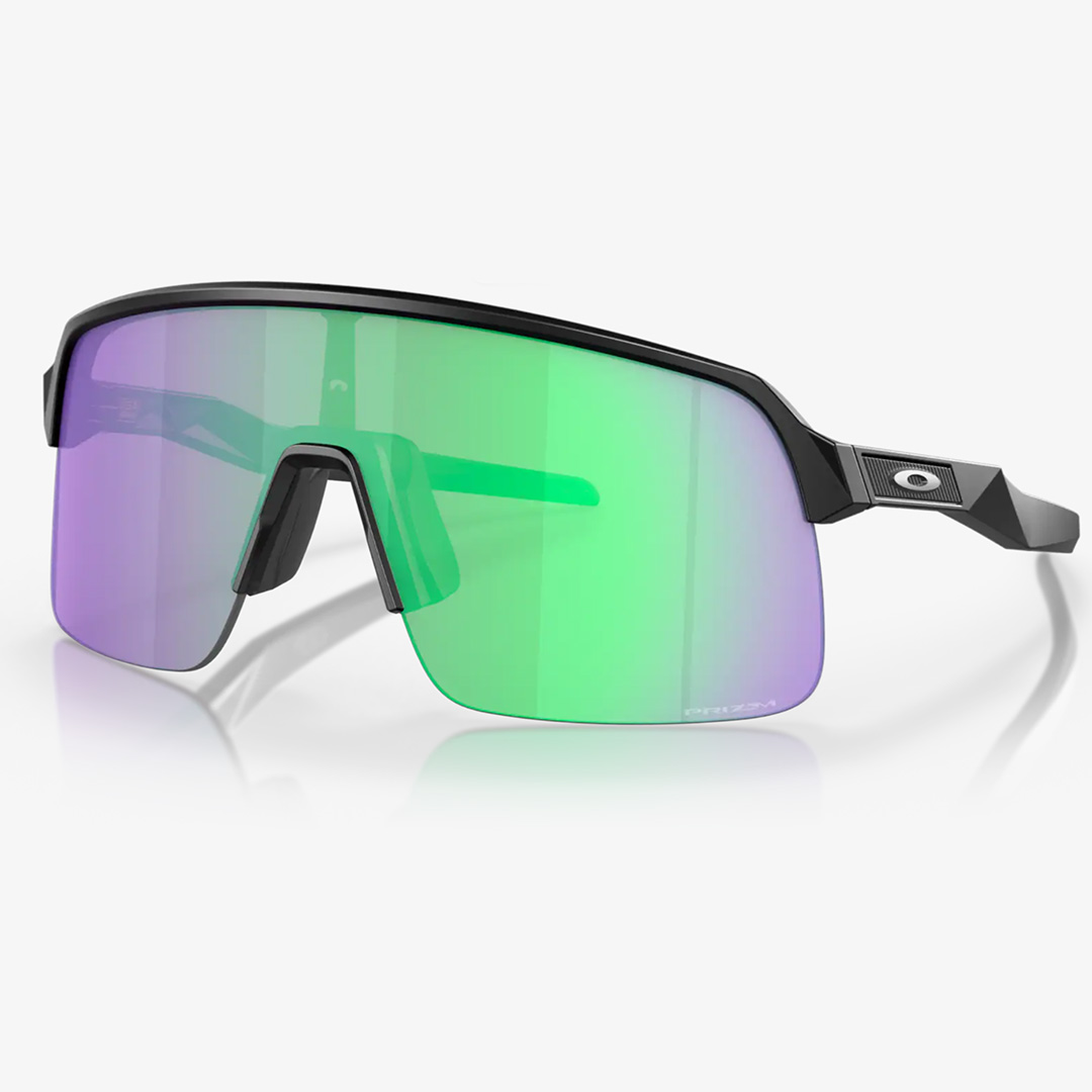 Oakley Sutro Lite Sunglasses Matte Black w/ PRIZM Road Jade Lens - Image 1